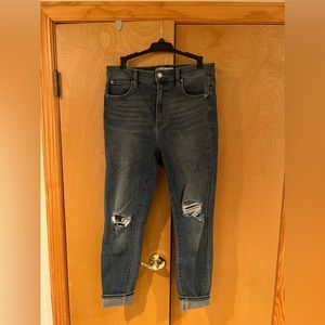 Medium wash denim jeans